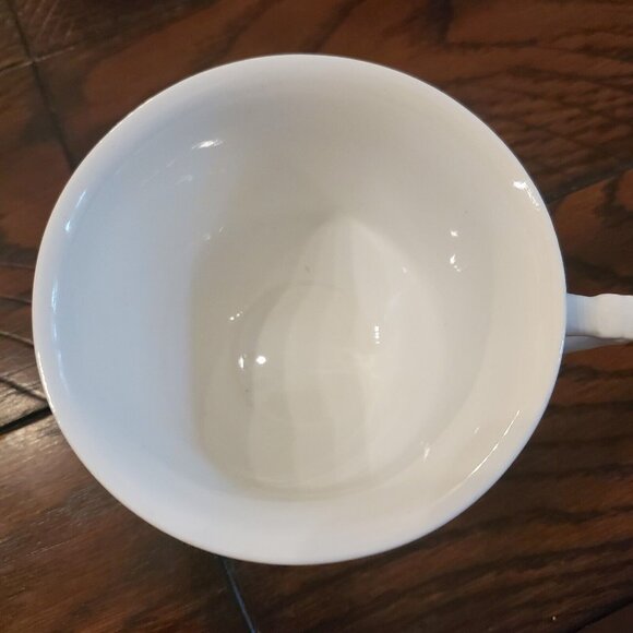 English Ironstone Adams Empress White Tea Coffee Cups Set of 5 No Plates - Picture 4 of 6